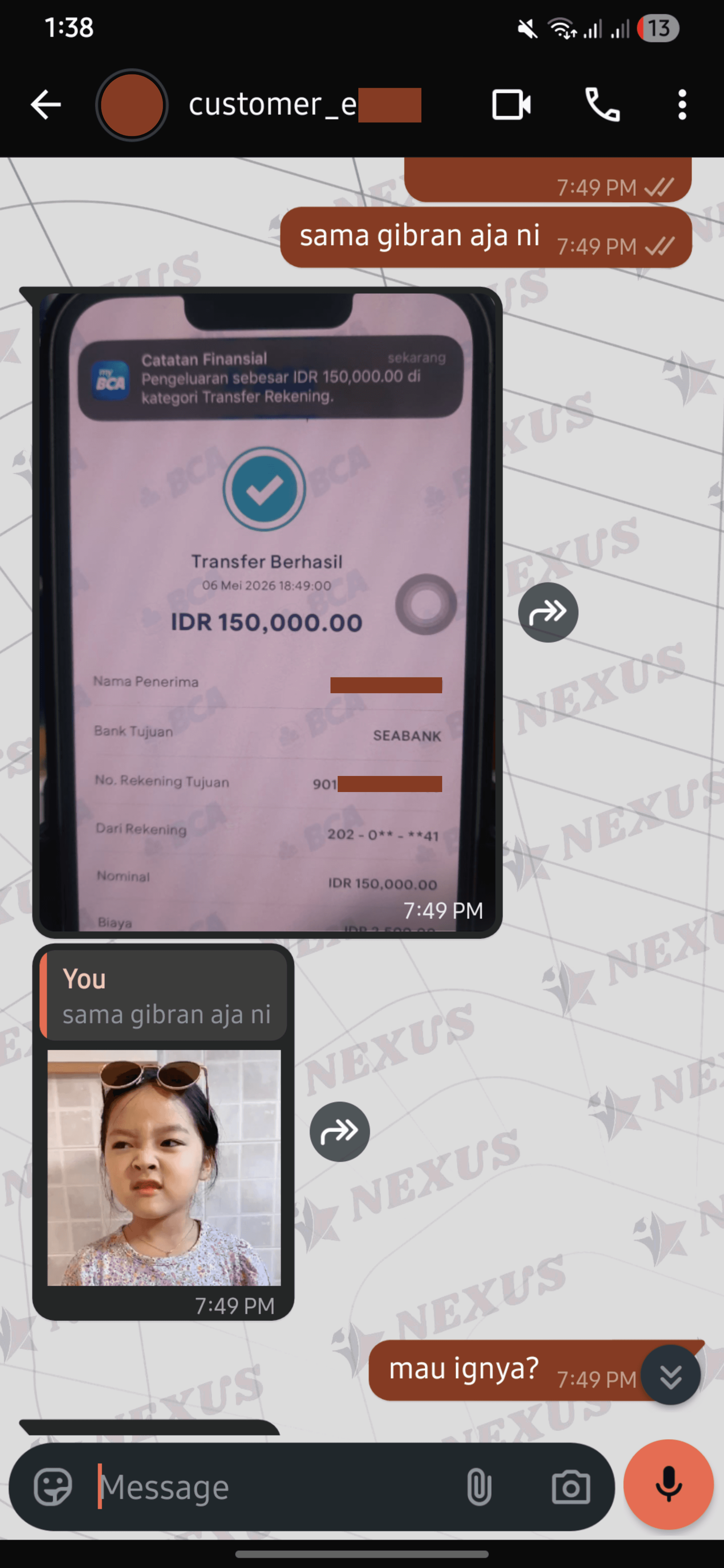 Testimoni klien Nexus