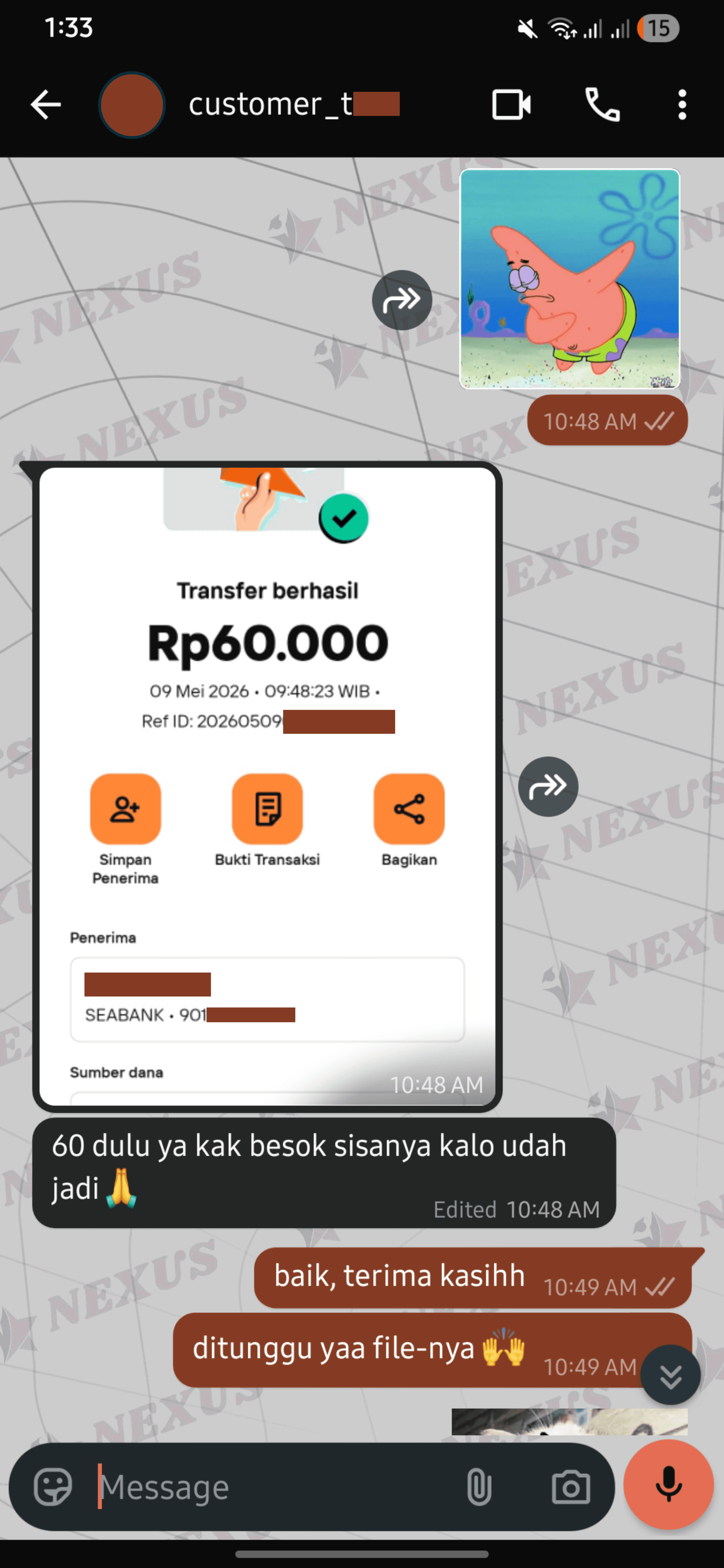 Testimoni klien Nexus