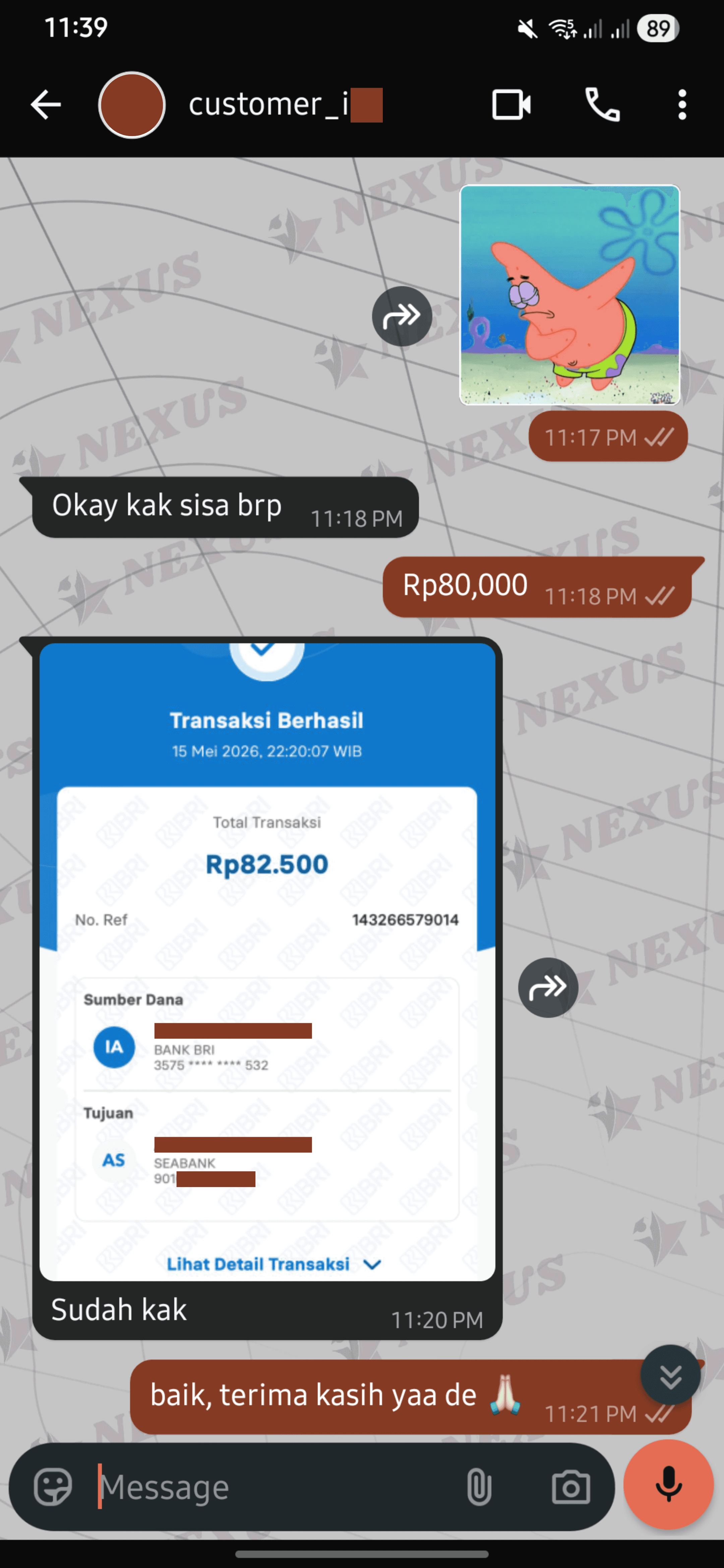Testimoni klien Nexus